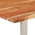 thumbnail image 5 of vidaXL Dining Table 140x70x76 cm Solid Acacia Wood, 5 of 5
