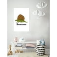 thumbnail image 2 of Awkward Styles Dimetrodon Unframed Art Dinosaur Poster Dinosaur Lovers Gifts Digital Art T Rex Dinosaur Room Wall Art Decals Home Decor Colorful Room Decor Dinosaur T-Rex Poster Decor for Office, 2 of 3