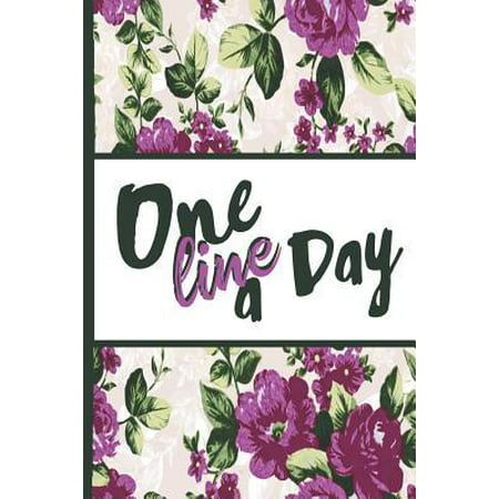 Best Mom Ever : One Line a Day Beautiful Purple Foral Blossom Pattern Perpetual Calendar Monthly Weekly Planner Organizer 6x9 Inspirational Gifts for Woman Nature Lovers Gentle