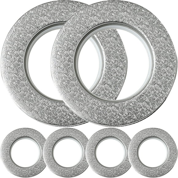 6pcs Plastic Curtain Ring Curtain Circles Curtain Rings Drapery Rings Curtain Grommet