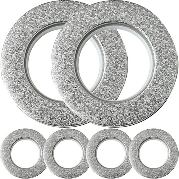 Oraceous 6pcs Drapery Grommets Reusable Curtain Grommets Plastic Drapery Grommets for Replace