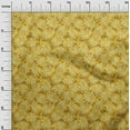 thumbnail image 3 of oneOone Cotton Cambric Yellow Fabric Leaves Quilting Supplies Print Sewing Fabric By The Yard 56 Inch Wide, 3 of 4