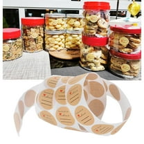 Soimiss 500Pcs Decorative Round Sticker Roll for Cookie and Candy Bags