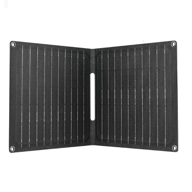 lanema 15W 5V Foldable Solar Charger ETFE Solar Panel Charger with USB Type C Output Ideal for Outdoor Camping Rooftop Use