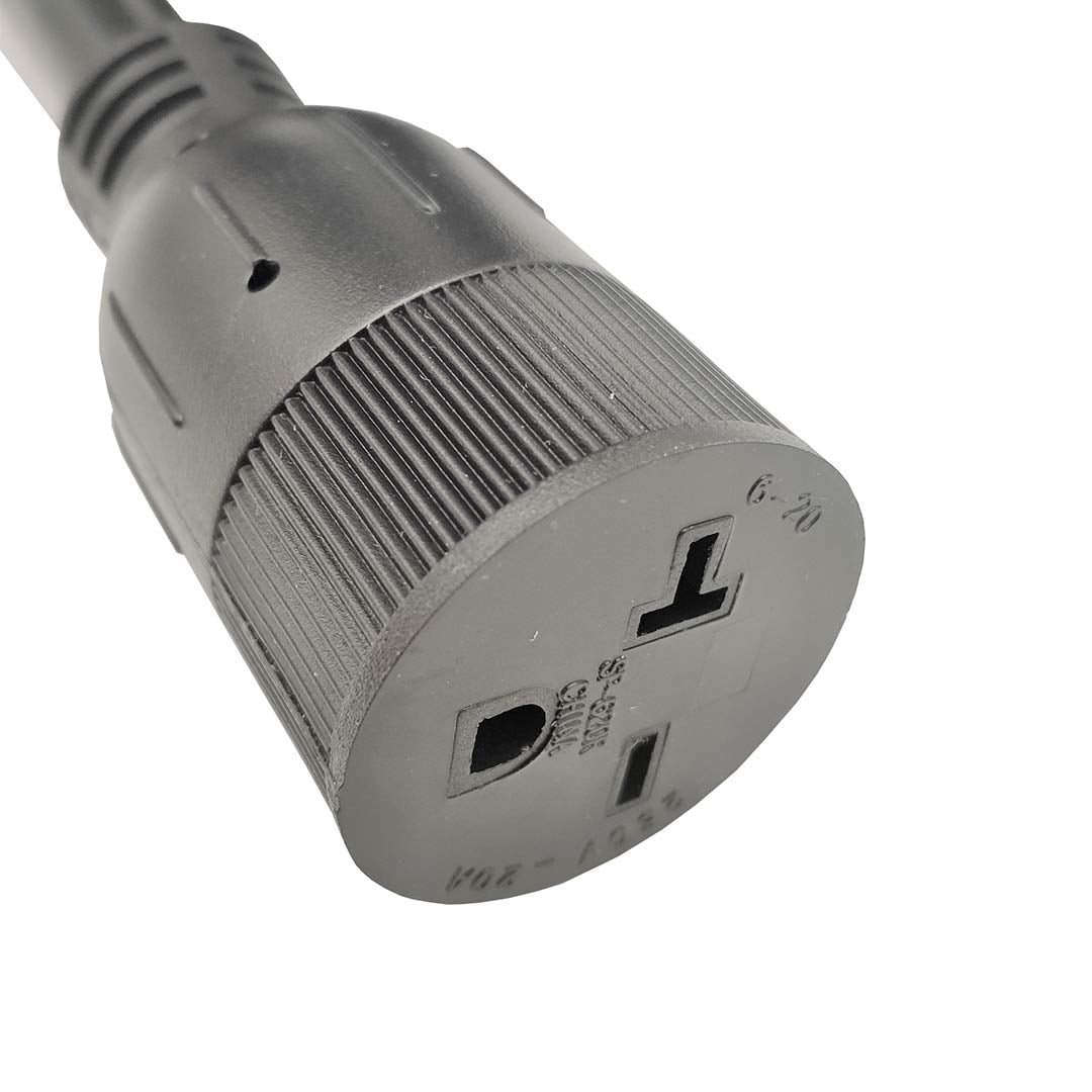 Parkworld 61681 Electric Range 10-50 Plug Male to Kitchen & A/C 6-20 T-Blade (Also to 6-15R) Receptacle Female Adapter Cord (25FT)