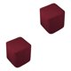 thumbnail image 1 of Bewildely Foot Rest Stool Covers Stool Protector Bottom with Elastic for Living Room 2piezas Vino rojo, 1 of 1