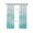 Aqua, variant on Navy Blue Ombre Mountain Blackout Curtains, Light Blocking Print Window Curtains, Nature Abstract Art Marble Thermal Insulated Window Drapes for Living Room Kitchen Cafe 2 Panels, 104"W x 52"L