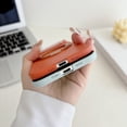 thumbnail image 3 of Allytechgroup iPhone Air Case with Magnetic Ring Holder, Compatible with Magsafe Rotating Kickstand Shock Resistant Rugged Hybrid Back Cover Case for iPhone Air, Orange, 3 of 8