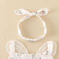 thumbnail image 5 of Gibobby Mameluco para niño de niña recién nacida con estampado de encaje Halter Top mono exterior mono ropa(A, 6-12 Meses), 5 of 5