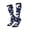 3 Black, variant on Women Crew Soft Moisture-wicking Socks Angry Shark Pattern Design Cotton Socks, One Size fit All
