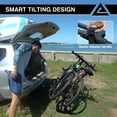thumbnail image 3 of Leader Accessories 2-Bike Platform Style Hitch Mount Bike Rack, Tray Style Bicycle Carrier Racks Foldable Rack for Cars, Trucks, SUV and Minivans with 2"" Hitch Receiver, 3 of 6