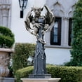 thumbnail image 1 of Design Toscano CL4187 Raptor, Gargoyle Sculpture de l'Arpenteur du Royaume, Pierre Bicolore, 1 of 4