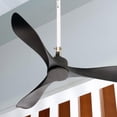 thumbnail image 2 of FUTUREORYY 1Set Metal Ceiling Fan Extension Rod Universal Design for High Ceilings Pole for Ceiling Fan 15.0In, 2 of 7