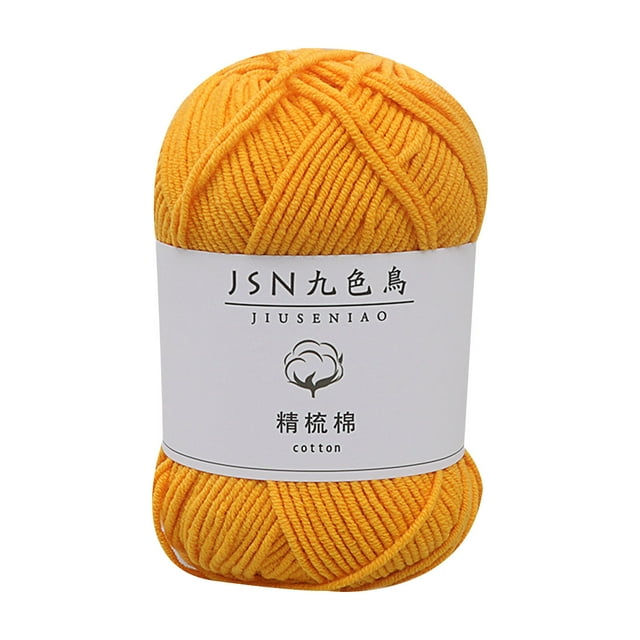 4 Strands Of Combed Milk Cotton Thread Diy Doll Cotton Crochet Thread Wool Ball