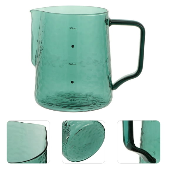 PBPBOX Glass Jug With Lid Borosilicate Glass 1Pc Ergonomic Handle