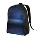 thumbnail image 2 of Disketp Retro Blue Glitter Mochila Unisex de Apertura Lateral Completa, Mochila para Laptop para Escuela, Trabajo y Viajes, 2 of 8