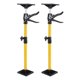 thumbnail image 1 of M Buder 2 Juegos de Gatos de Armario Poste de Soporte Telescópico de Metal para Instalación de Gabinetes de Baño y Techo 50-115 cm / 19.7-45.3 in Amarillo Resistente 40kg, 1 of 9