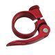 thumbnail image 5 of Eigraketly Abrazadera para tija de sillín de bicicleta, aleación de aluminio, liberación rápida, 31,8mm, collar de bloqueo de tija de sillín, Rojo 5piezas, 5 of 6