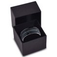 thumbnail image 2 of Charming Jewelers Black Tungsten Wedding Band Ring 8 or 10mm for Men Women Comfort Fit Black Beveled Edge Polished Brushed Lifetime Guarantee, 2 of 5