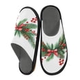 thumbnail image 2 of IAUYY Memory Foam House Slippers Suitable for Both Men and Women. Comfortable, Anti-Slip Plush Flat-Bottomed Slippers The Best Holiday Gift Bow Material, 2 of 9