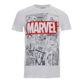 thumbnail image 1 of Marvel - Camiseta Cómic para Hombre (Blanco), 1 of 2