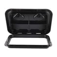 thumbnail image 1 of DYNWAVECA Marine Boat Deck Cover Lid Accessories High Performance Repair Easy Installation Versatile Rectangular Boat Access Door Black, 1 of 10