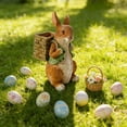thumbnail image 6 of HOARBOEG Adorable Rabbit Garden Statue, Outdoor Bunny Figurine for Patio Decor, Cute Resin Animal Sculpture for Plant Pot, Bonsai & Yard Landscape Decoration, 6 of 7