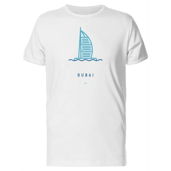 Dubai Landmark Burj Al Jarab T-Shirt Men -Image by Shutterstock, Male 3X-Large
