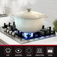 thumbnail image 5 of Mueller 6qt Enameled Cast Iron Dutch Oven, Heavy-Duty Casserole and Braiser Pan with Lid and Knob, Oven-Safe up to 500° F & Across All Cooktops, White, 5 of 6
