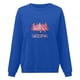 thumbnail image 3 of Gibobby Sudadera de Navidad para mujer Sudadera con capucha para mujer, sudaderas navideñas, estampado gráfico divertido, cuello redondo, manga larga(Azul,XG), 3 of 4