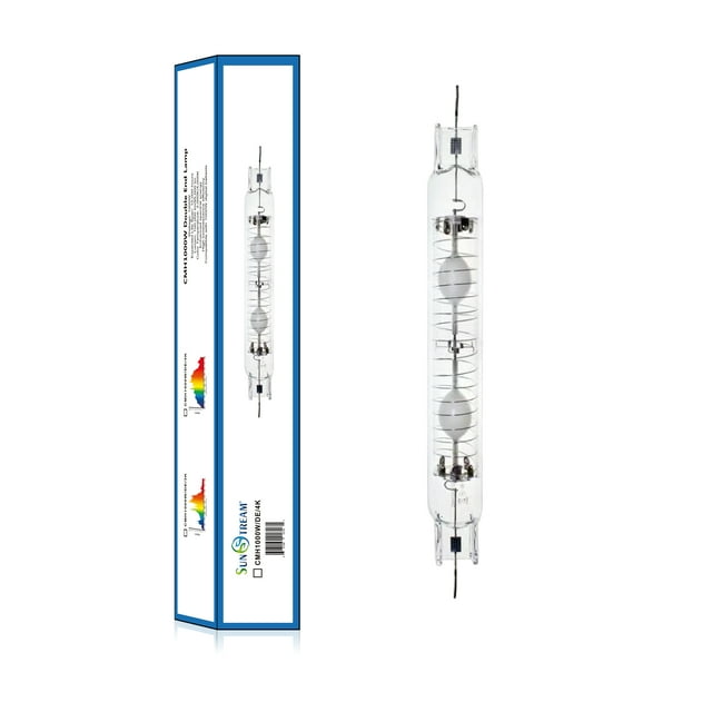 SunStream 1000W CMH Double Ended Grow Lamp 3100k Ceramic Metal Halide Grow Light Bulbs for Indoor Growing System