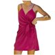 thumbnail image 1 of Vestido liso sin mangas con cuello en V y cuello en V de playa informal de verano para mujer Fridja  hjkh5097, 1 of 9
