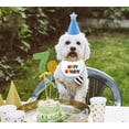 thumbnail image 5 of Bandana Azul para Mascotas - Mini Perro y Gato - Bufandas y Gorro de Fiesta - Disfraz de Cumpleaños para Mascotas - Accesorios, 5 of 5