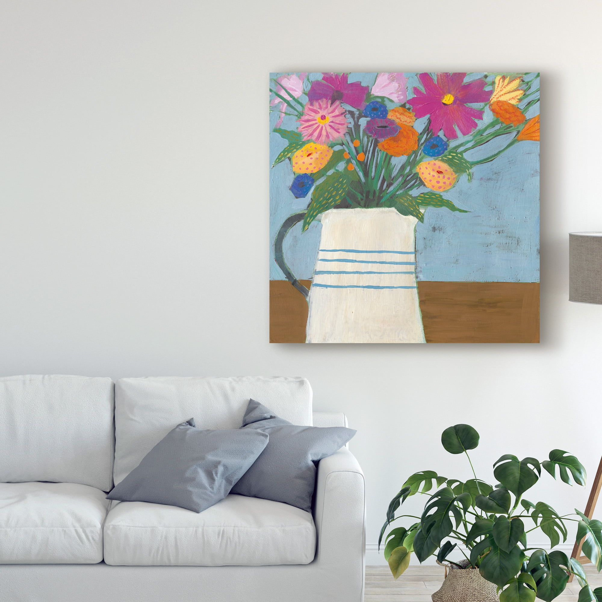 Trademark Fine Art 'Farmhouse Flora II' Canvas Art by Victoria Borges