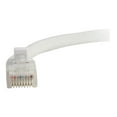 thumbnail image 2 of C2G 1ft Cat6a Snagless Unshielded (UTP) Network Patch Ethernet Cable-White - Patch cable - RJ-45 (M) to RJ-45 (M) - 1 ft - UTP - CAT 6a - molded, snagless, stranded - white, 2 of 4