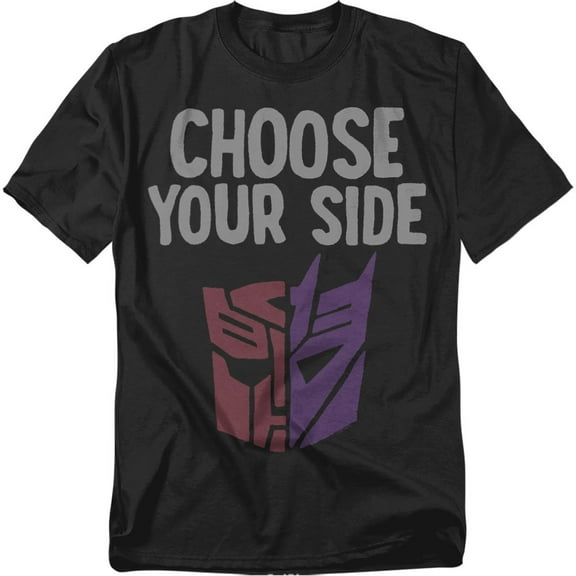Transformers T-Shirt Choose Your Side Unisex Graphic Tee for Men & Women