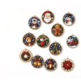 thumbnail image 2 of 12Pack Mixed Christmas Character Diamond Art Kits for Adults,Wooden Ornaments for Christmas Tree, 2 of 7