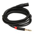 thumbnail image 4 of Male XLR to 6.35mm Jack Cable Audio Connection Cable for Microphone Electric Guitar Amplifier 3 Meter, 4 of 5