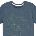 thumbnail image 3 of Pokémon - Gengar Neon - Youth Short Sleeve Graphic T- Shirt, 3 of 5
