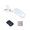 White, variant on Phone Camera Mirror for Smartphone Photography, Portable ABS Glass Selfie Assistant