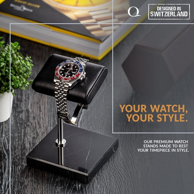 Soporte de reloj QWATCHBANDS hecho a mano en piel de Napa it