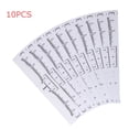thumbnail image 3 of Adjustable Eyebrow Ruler Eyebrow Shaping Tool Sticker Makeup Tattoo Shaper Stencil Measure Tool, 3 of 9
