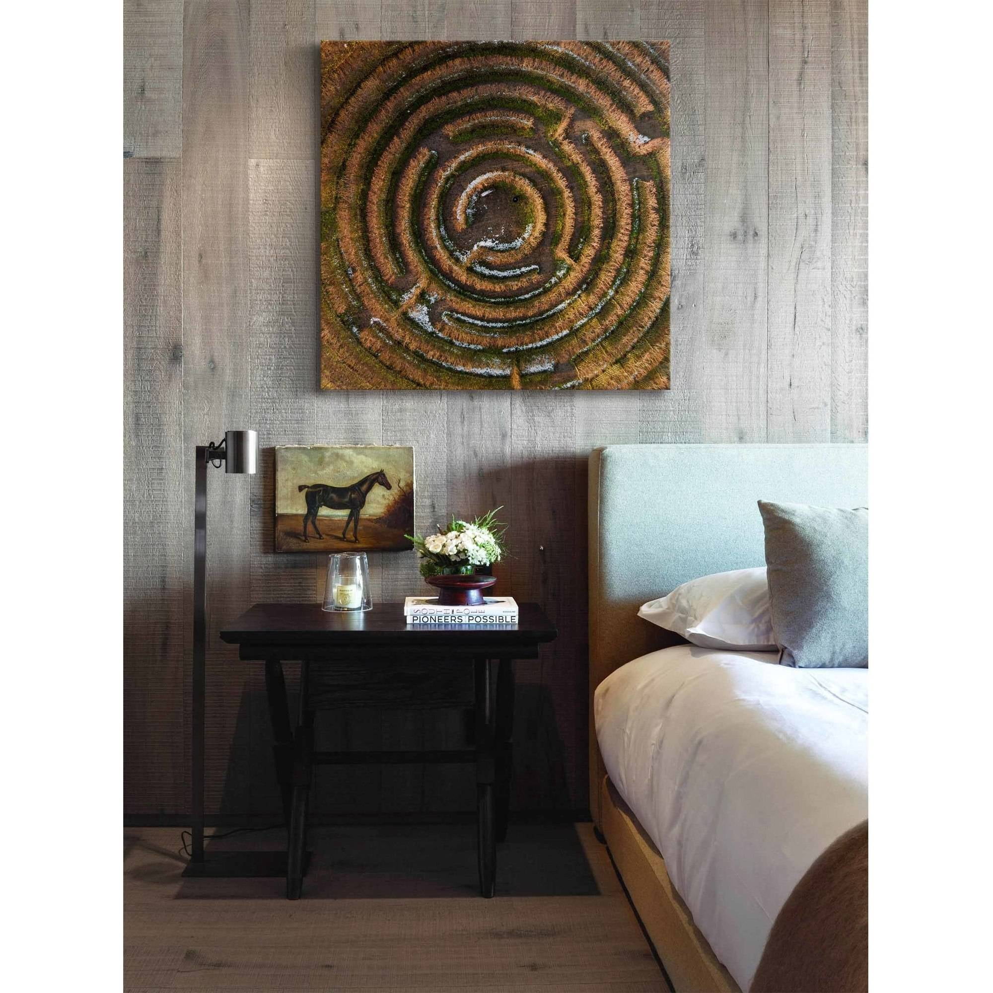 Marmont Hill "Crop Circle" by Karolis Janulis Painting Print on Wrapped Canvas