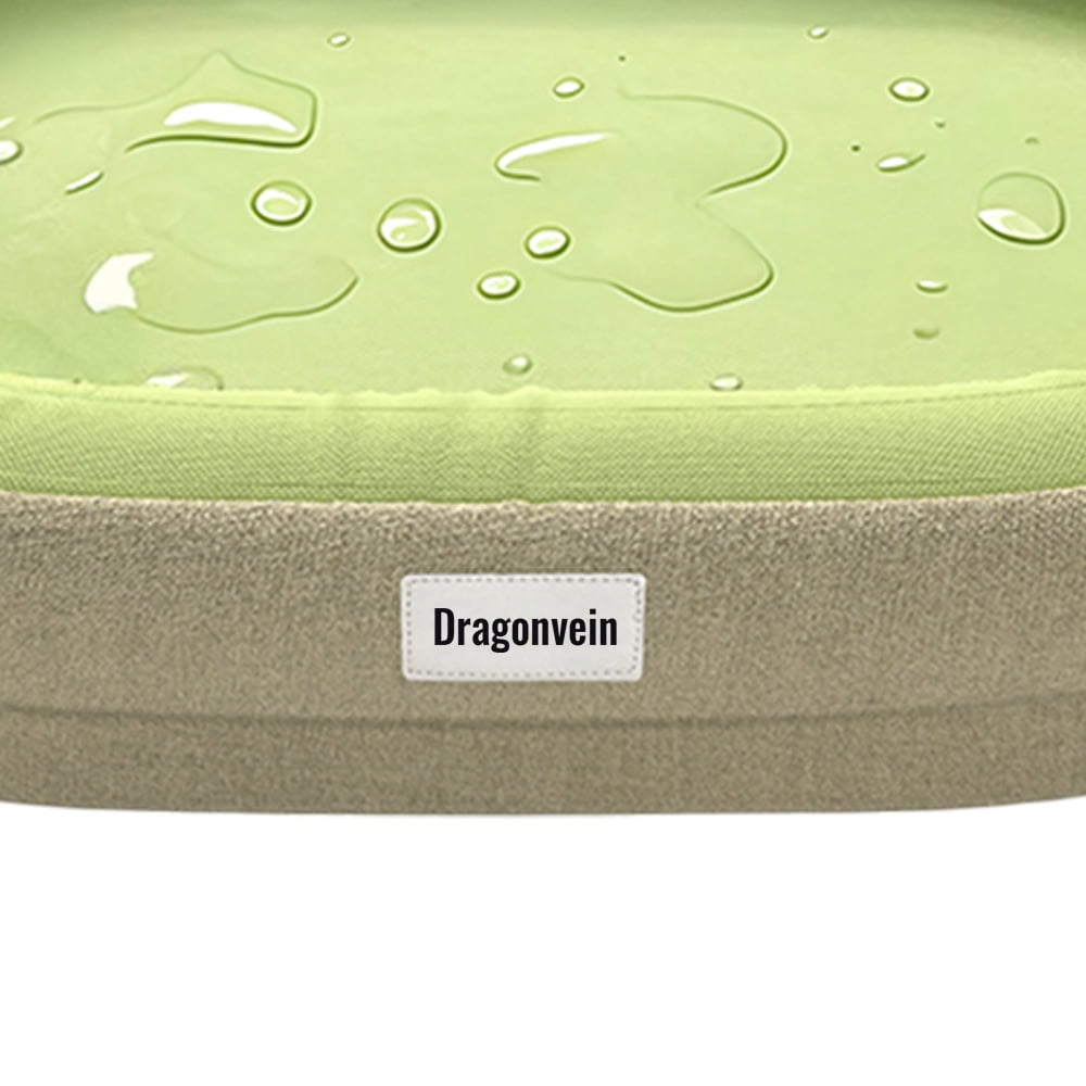 Dragonvein Dog beds, Waterproof Dog Bed Medium Size Dog Orthopedic Dog Beds for Crate with Removable Washable Cover