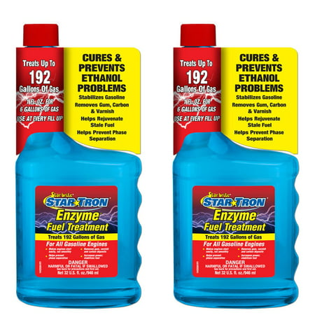 2-Pack Star Tron Enzyme Fuel Treatment 32oz Classic Gas Formula Star Brite (Best Motorcycle Fuel Additive)