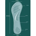 thumbnail image 3 of Almohadilla de punto de soporte de arco de gel suave para mujer | Plantilla metatarsiana autoadhesiva | Tamaño ajustable | Cojín amortiguador | Media plantilla antideslizante | TPU transparente | 1, 3 of 6