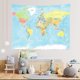 thumbnail image 4 of Fondo de mapa del mundo La aventura comienza Viajes Niños Baby Shower Decoraciones para fiestas Fondos de mapas Aventura alrededor del mundo Cumpleaños Despedida de soltera Fotografía Fondo, 4 of 4