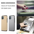 thumbnail image 5 of 2PCS Phone Case Credit Card Slot Sliding Hidden Protective Shell Back Cover for iPhone 14Pro, 5 of 5