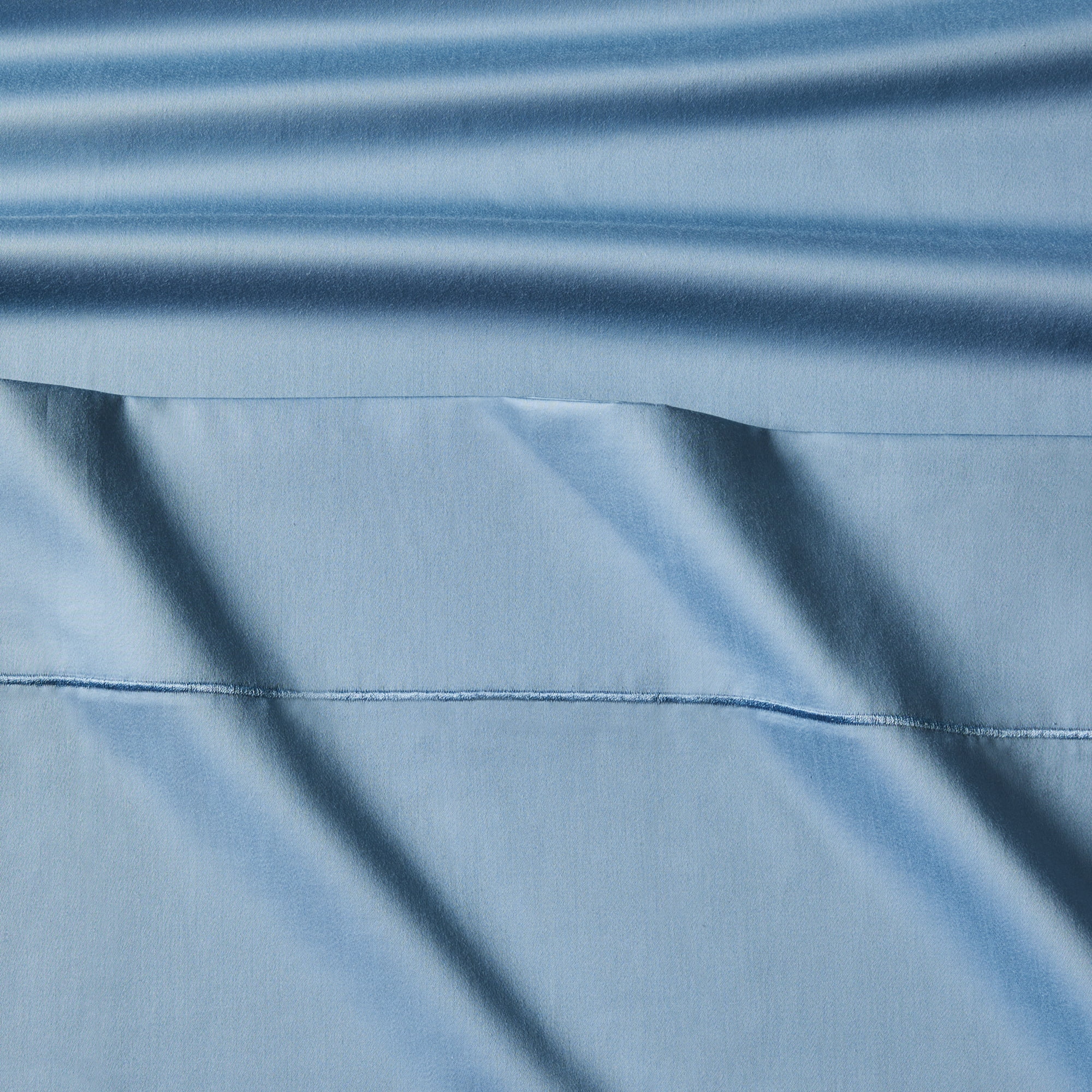 Better Homes & Gardens 4-Piece 400 Thread Count Blue Silver Performance Bed Sheet Set, Queen