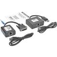 thumbnail image 4 of Tripp Lite Displayport Dvi Over Cat5/6 Active Extender Transmitter Receiver - 1 Input Device - 1 Output Device - 125 Ft Range - 2 X Network [rj-45] - 2 X Usb - 1 X Dvi Out - Full Hd - (b150-1a1-dvi), 4 of 4
